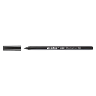 edding 1255 Calligraphy Pen, 2.0mm Chisel Tip, Black