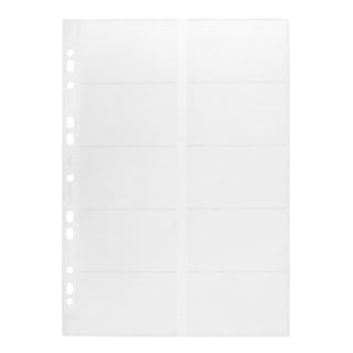 Durable Business Card Pockets A4, 10/pack