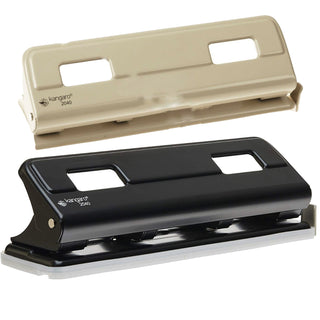Kangaro 4 Hole Puncher 2040, Heavy Duty, 16 Sheets Capacity, Assorted Colors