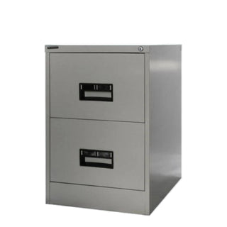 Hadid 2 Drawers Filing Cabinet, Grey