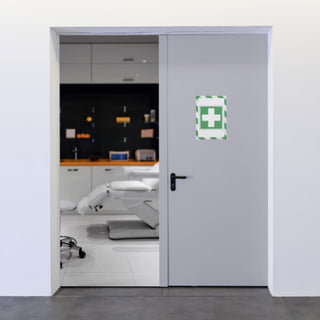 Durable DURAFRAME Security, Magnetic Frame A4, 5/pack, Green/White