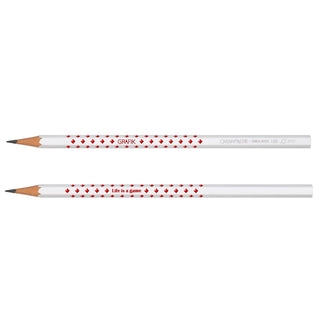 CARAN d'ACHE Graphite pencil 'CARD DIAMOND' HB, White
