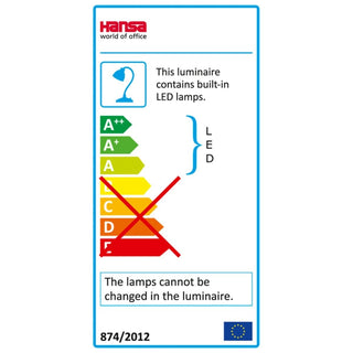 HANSA Flexible Desk Lamp LED VARIO PLUS, Anthracite