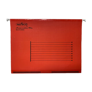 Mesco Suspension Files A4, 50/box, Red