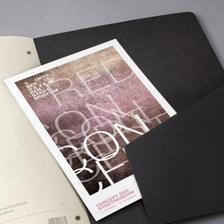 Sigel Notepad CONCEPTUM A4, Softcover, Lined, Black