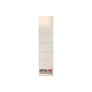 Office One Box File Spine Labels, Broad 52 x 166 mm, 20/pack
