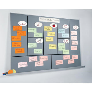 Sigel MEET UP Agile Fabric Pin Board, 120x180cm, Grey