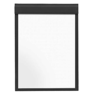 Konrad S. Clip Board with Magnetic Flap A4, PU Leather, Black