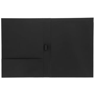 Konrad S. Conference Folder for A4 Notepad, PU Leather, Black