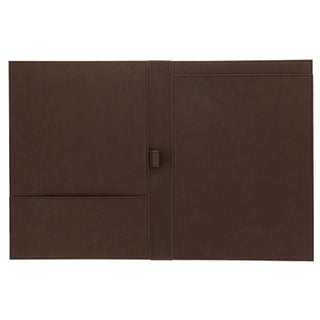Konrad S. Conference Folder for A4 Notepad, PU Leather, Brown