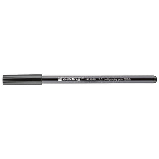 edding 1255 Calligraphy Pen, 3.5mm Chisel Tip, Black