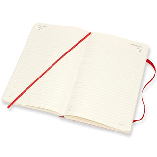 MOLESKINE 2025 Daily Diary/Planner A5, 13 x 21 cm, softcover, Scarlet Red