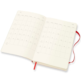 MOLESKINE 2025 Daily Diary/Planner A5, 13 x 21 cm, softcover, Scarlet Red