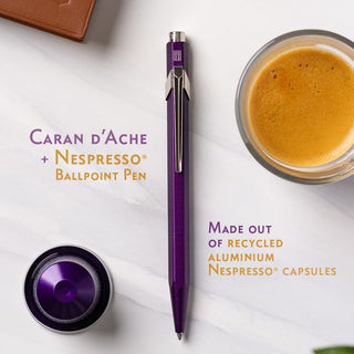 CARAN d'ACHE 849 Ballpoint Pen, NESPRESSO Edition III, 0.25mm, Purple