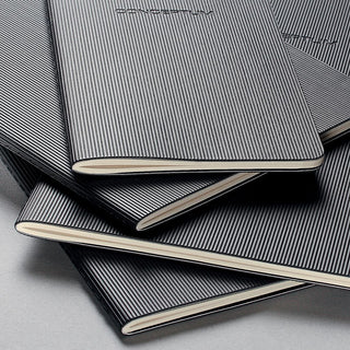 Sigel Journal CONCEPTUM A6, Stapled, Softcover, Lined, Black
