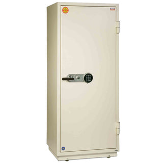 Valberg FRS-165 EL Fire Resistant Safe, Digital & Key Lock, White