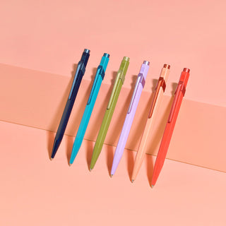 CARAN d'ACHE 849 Ballpoint Pen CLAIM YOUR STYLE, Tangerine - Limited Edition