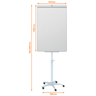 Nobo Impression Magnetic Pro Mobile Flipchart, 1056 x 678 mm