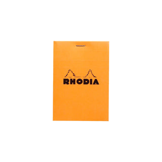 RHODIA Notepad, Graph Ruled, 80gsm, 80/pages, Orange, Assorted Sizes