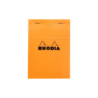 RHODIA Notepad, Graph Ruled, 80gsm, 80/pages, Orange, Assorted Sizes