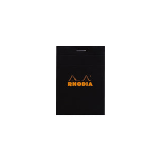 RHODIA Notepad, Graph Ruled, 80gsm, 80/pages, Black, Assorted Sizes