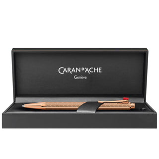 CARAN d'ACHE ECRIDOR LIGNES CHEVRON Ballpoint Pen, Rose-Gilded