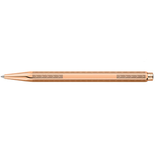 CARAN d'ACHE ECRIDOR LIGNES CHEVRON Ballpoint Pen, Rose-Gilded