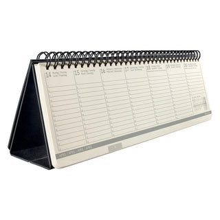 Sigel Desktop Planner CONCEPTUM 2025, hardcover, 300 x 143 x 18mm, Black
