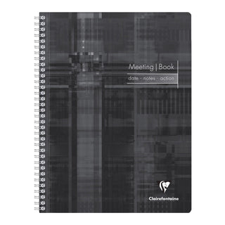 Clairefontaine Spiral Meeting Notebook A4+, 90gsm, 160/pages, Assorted Colors