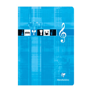 Clairefontaine Music Book A4, Staplebound, 96/pages, Assorted Colors