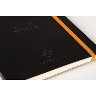 RHODIA Perpetual undated Diary A5, Soft PU Cover, 1Week/1Page, Black