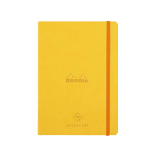 RHODIA Perpetual undated Diary A5, Soft PU Cover, 1Week/1Page, Yellow