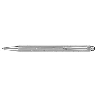 CARAN d'ACHE ECRIDOR COSMIC BLUE Gift Set Ballpoint Pen with Leather Pouche, Platinum-Plated