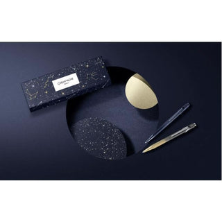 CARAN d'ACHE 849 Ballpoint Pen COSMIC BLUE, Gold - Special Edition