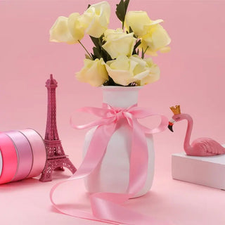 Double Faced Satin Ribbon broad, 25.4mmx22.86meters, Assorted Pink Colors
