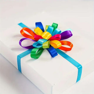 Double Sided Satin Ribbon, 9mmx4.57meters, Assorted Colors