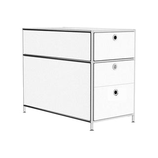 System4 Drawer Unit with 3 Drawers, 41 x 76 x 60 cm, White