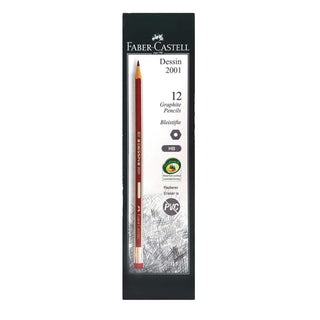 Faber Castell HB Pencil with Eraser Tip, 12/box