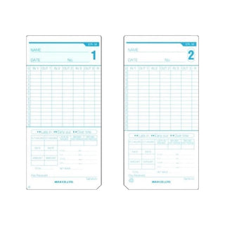 Max ER-M Time Card, 100/pack