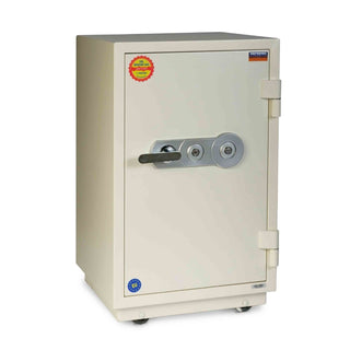 Valberg FRS-75 KL Fire Resistant Safe, 2 Key Locks, White