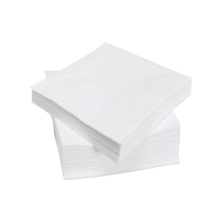 Table Napkins, 100/pack, White