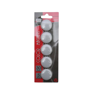 SDI Color Magnets, 30mm, 5/pack, available in Black, Blue, Orange, Red or White