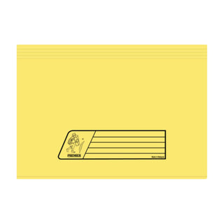 Premier Document Wallet Full Flap, 285gsm, FS, Yellow