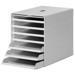 Durable Idealbox Plus, Letter Tray with Front Door, Grey