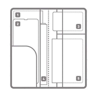 ALIFE DESIGN Happy Flight Travel Organizer, 102 x 218 mm, Red