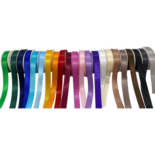 La Ribbons Satin Ribbon thin, 13mmx9meter, Assorted Colors