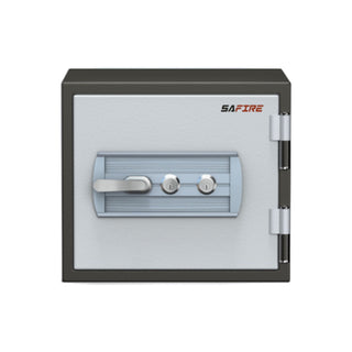 SAFIRE FR20 Fire Resistant Safe with 2 Key Lock, Grey