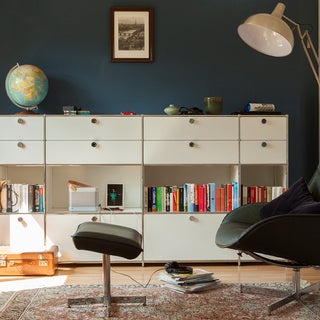 System4 Sideboard with Hatch, 115 x 80 x 40 cm, White