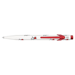 CARAN d'ACHE 849 Ballpoint KEITH HARING with Box, White - Special Edition